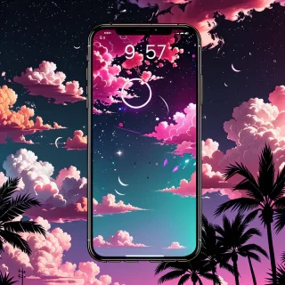 aesthetic background phone wallpaper
