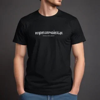 black mockup shirt