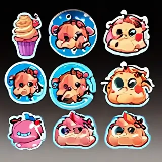 stickers clipart