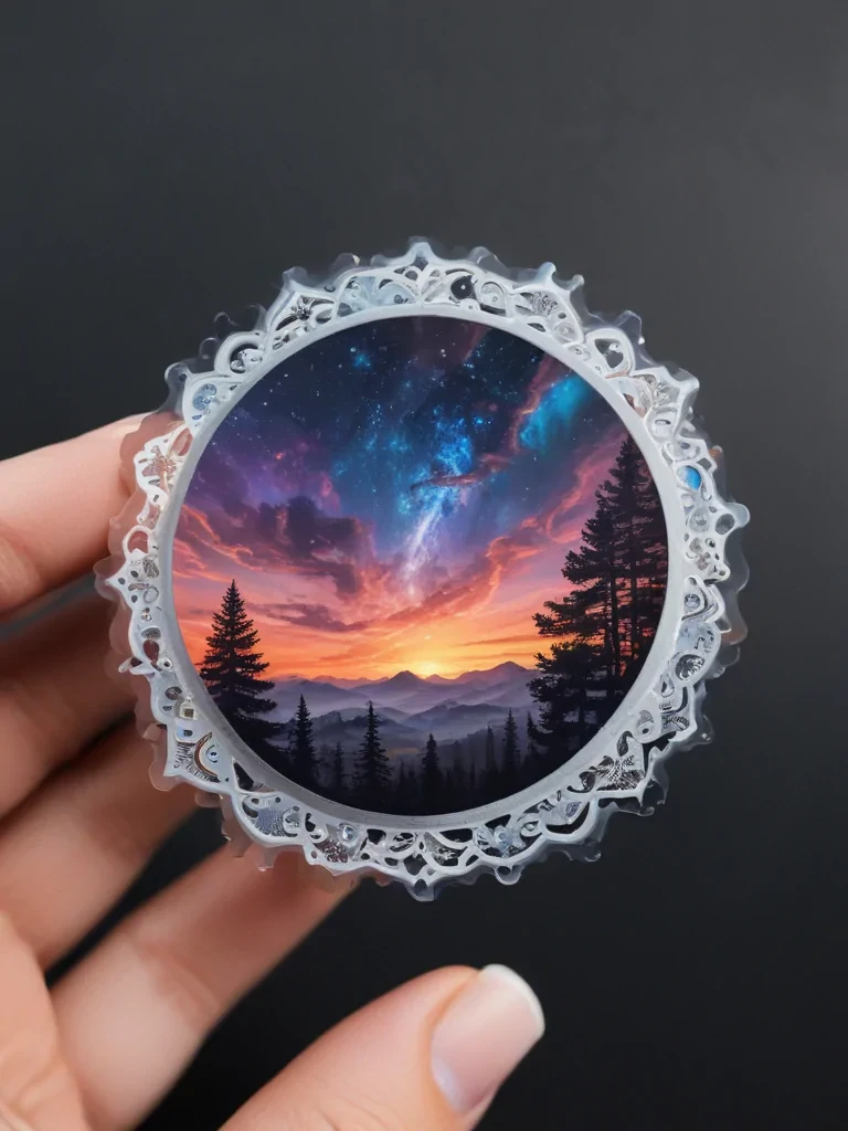aesthetic transparent stickers