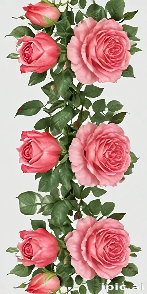 rose border png