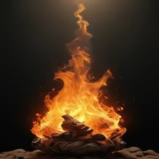 fire clear background