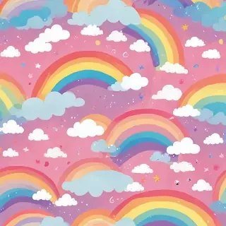 cute rainbow wallpaper