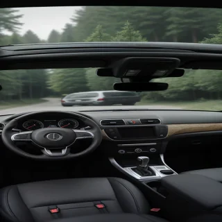 inside car background