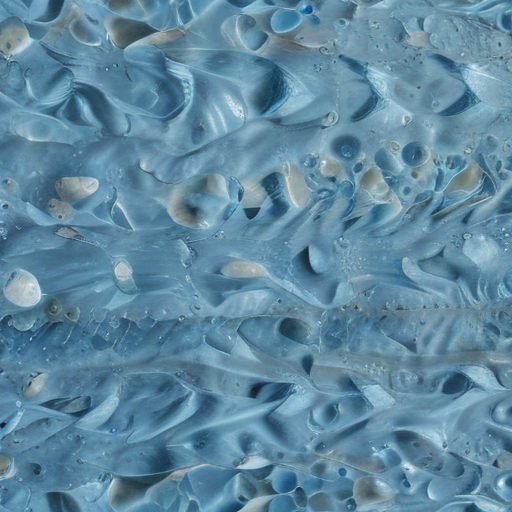 Abstract Blue Textures with Fluid Patterns and Intricate Surface Details