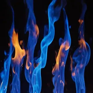 blue flame background