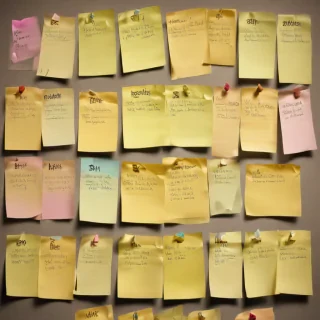 sticky note background