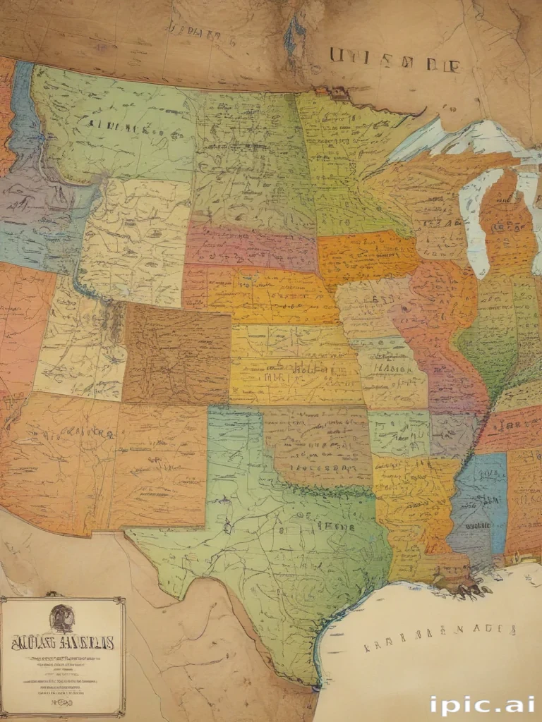 united states map with state names