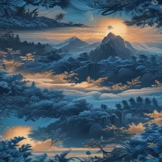 blue wallpaper phone