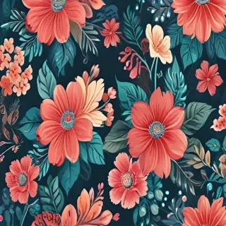 floral computer background