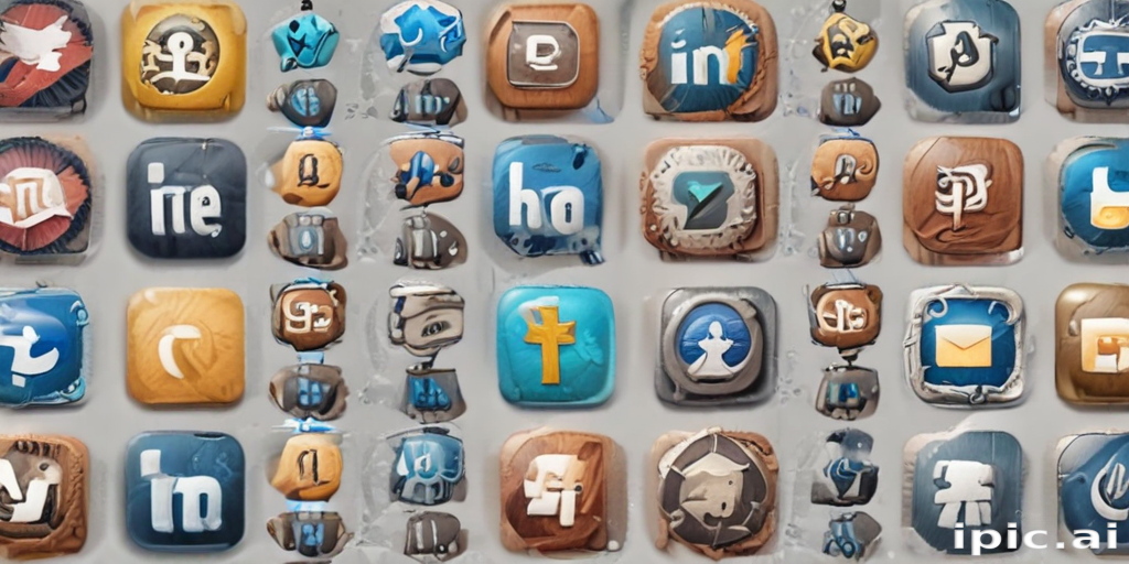A Colorful Collection of Social Media and Communication App Icons ...