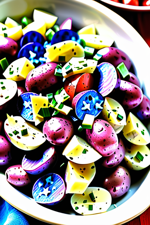 red hot and blue potato salad recipe