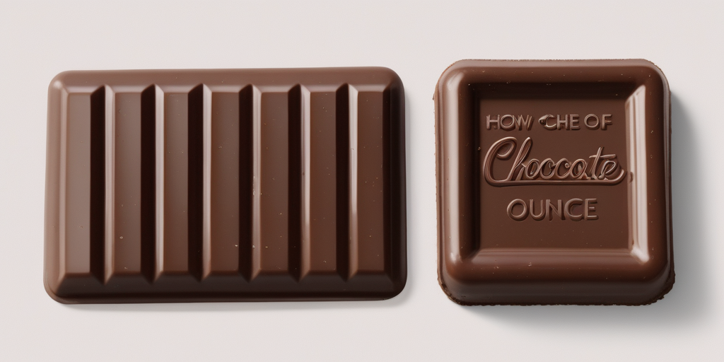 how much is an ounce of chocolate