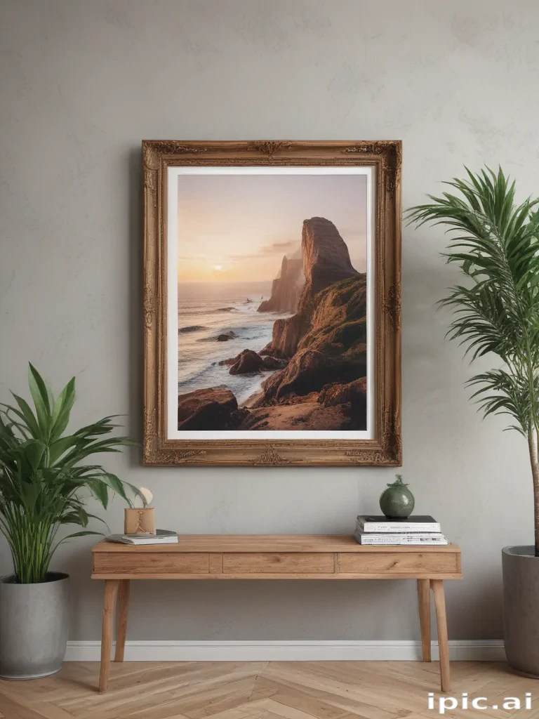 framed art mockup