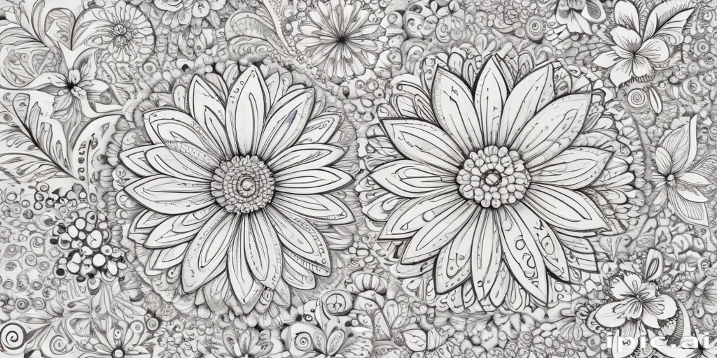 flower doodle art