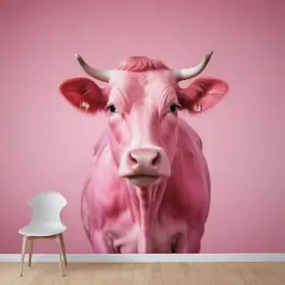 pink cow print wallpaper