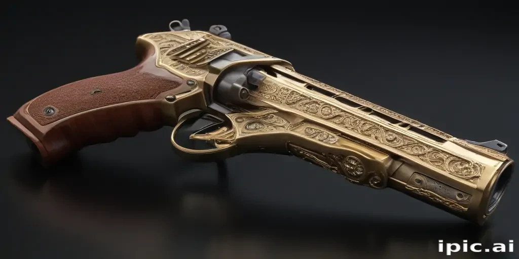 gun no background
