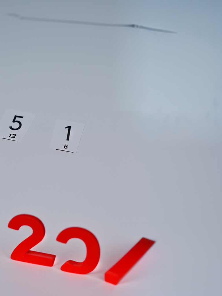 Colorful Numbers And Symbols Arranged Creatively On A Minimalist Background colorful-numbers-and-symbols-arranged-creatively-on-a-minimalist-background