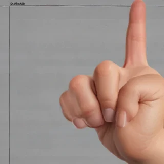 point finger png