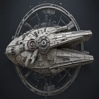 millennium falcon clip art