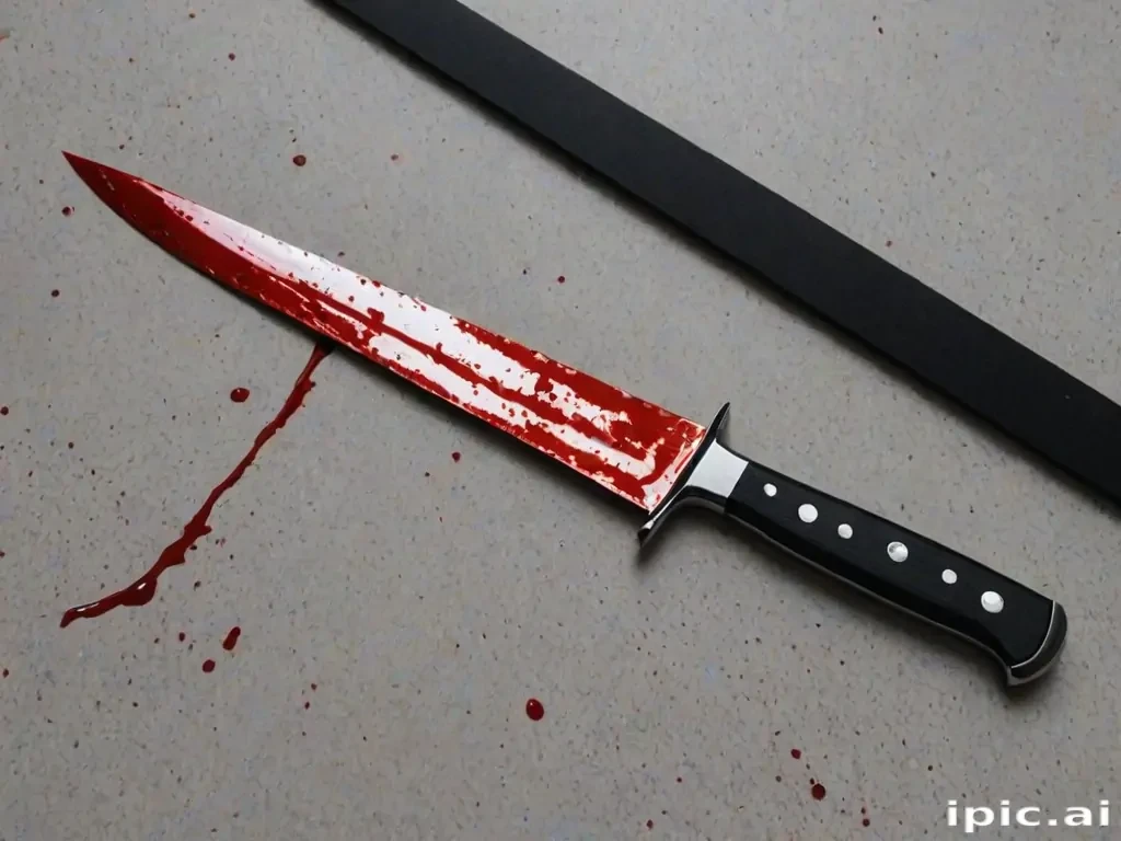 bloody knife aesthetic