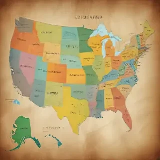 usa map states