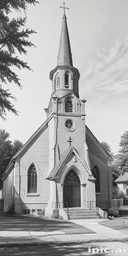 church drawing