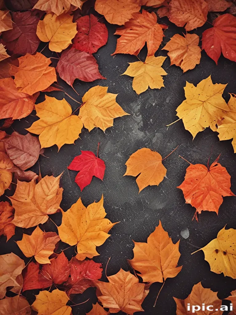 autumn leaves iphone wallpaper
