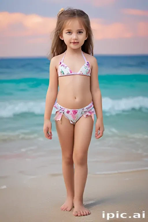 ai art little girl bikini