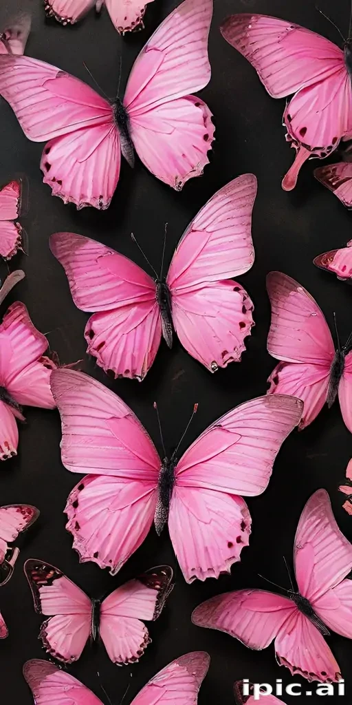 pink butterfly images