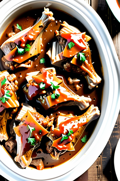 slow cooker smothered turkey wings