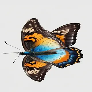 butterfly with no background