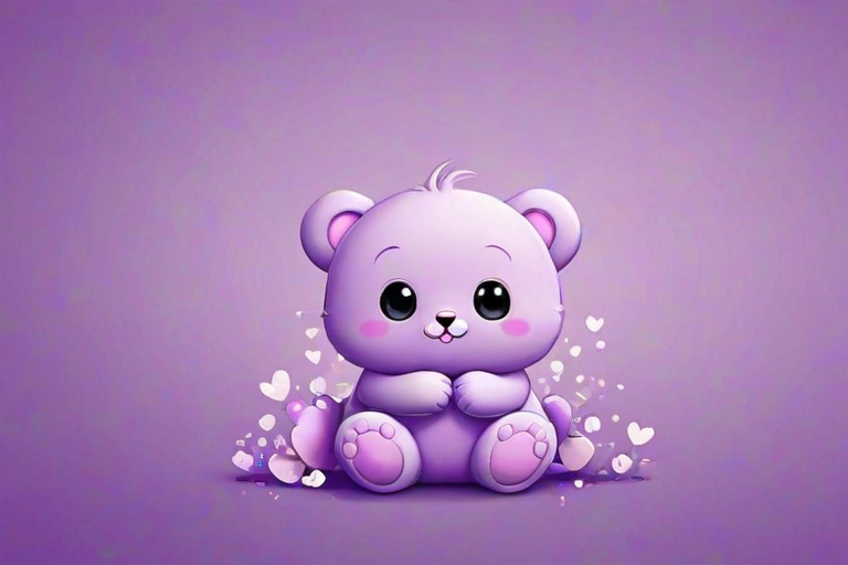 purple cute wallpaper