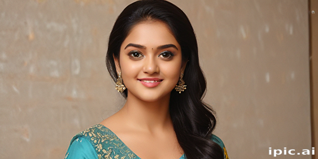 Elegant Portrait of a Smiling Woman in Traditional Attire with Graceful ...
