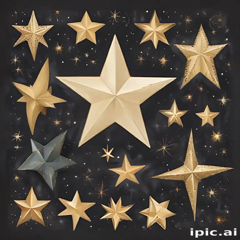christmas stars clipart