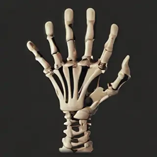 skeleton hand png