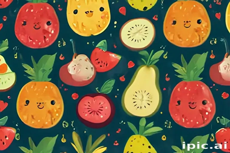 cute fruit backgrounds