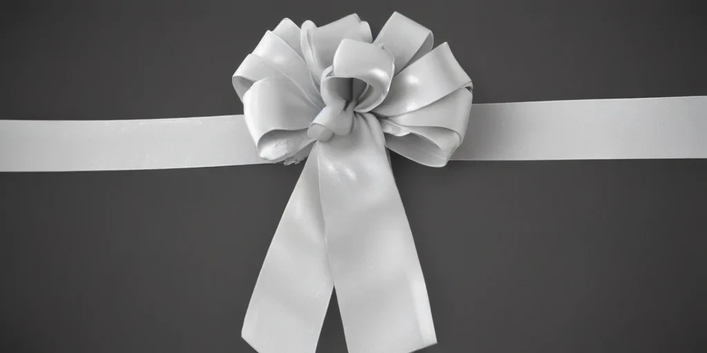 white ribbon png
