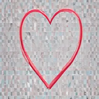 heart outline transparent