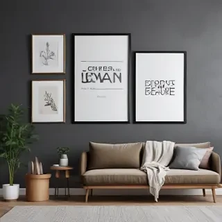gallery wall mockup