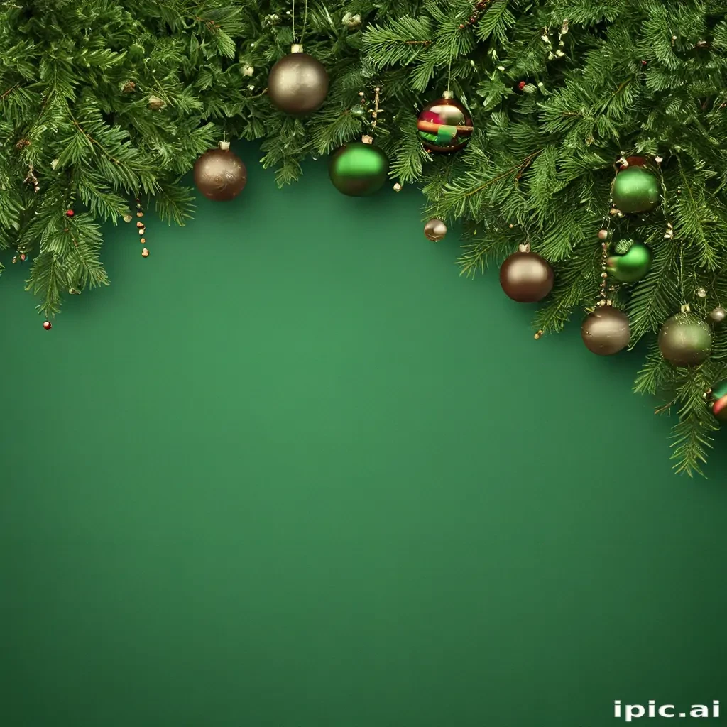 green christmas bg