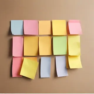 sticky notes png transparent