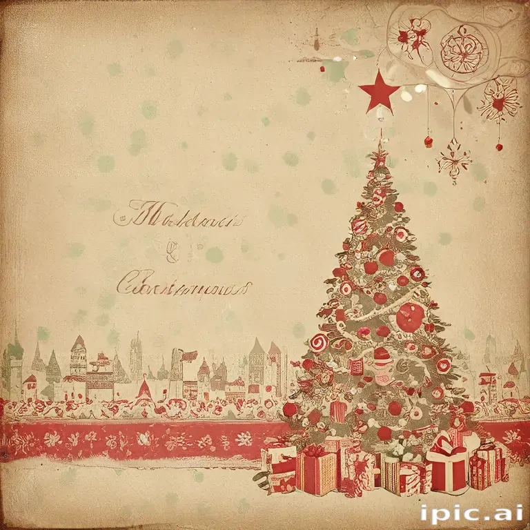 merry christmas vintage