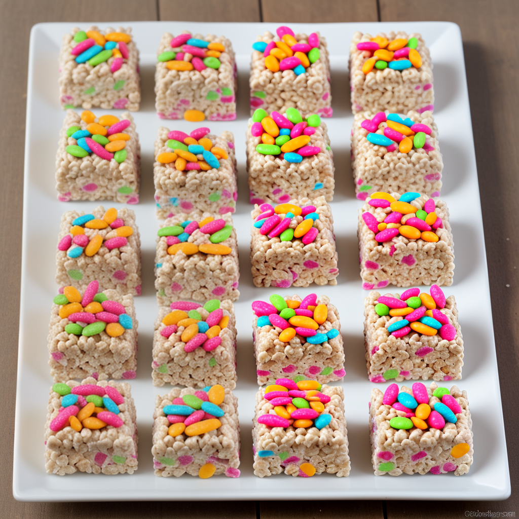 fruity pebble rice krispie treats