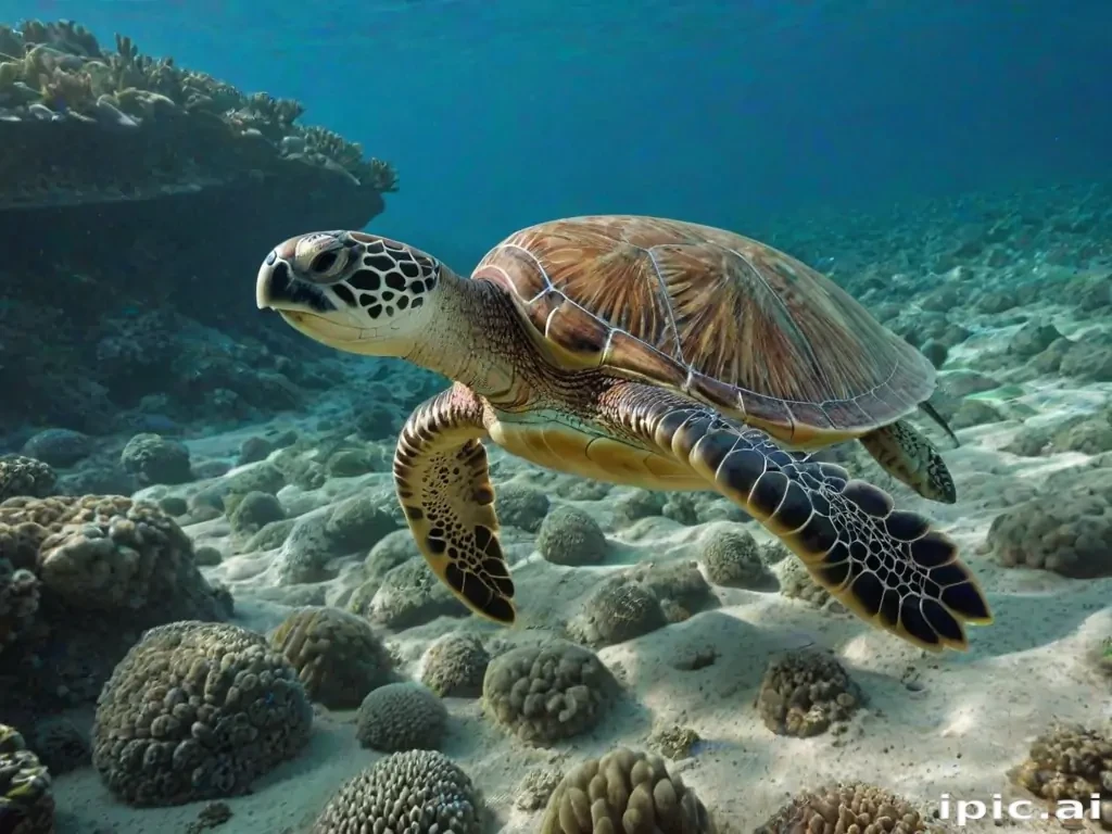 sea turtle desktop background