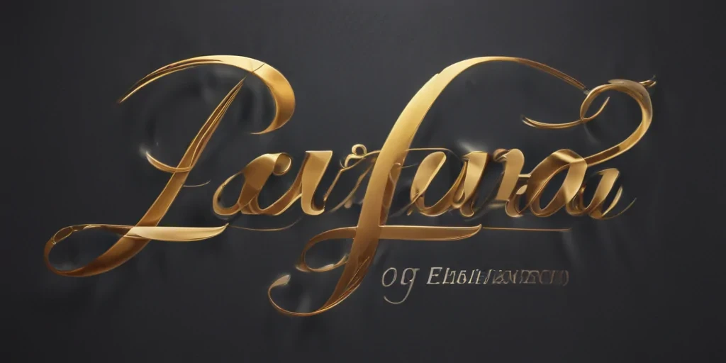 laura in cursive