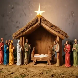 images of the manger scene