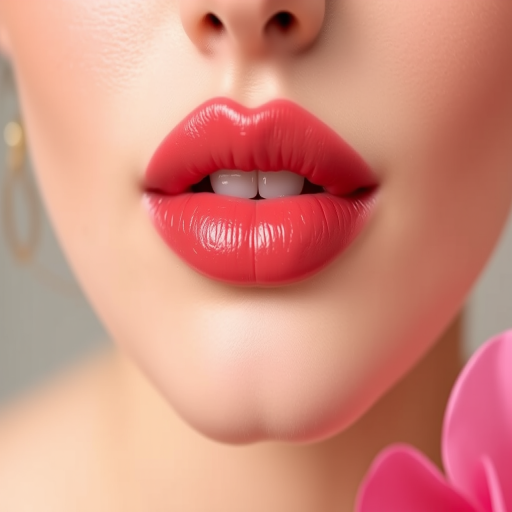 Elegant "Rose Petal" lip stain creating a soft, natural-looking flush of color that gradually intensifies throughout the day, leaving a gentle tint even after fading