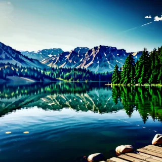 lake background