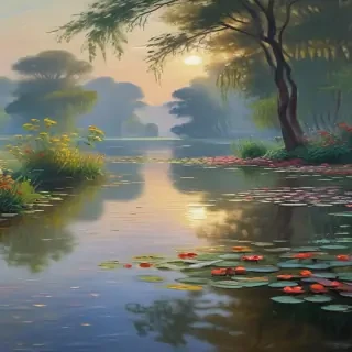 monet paintings wallpaper